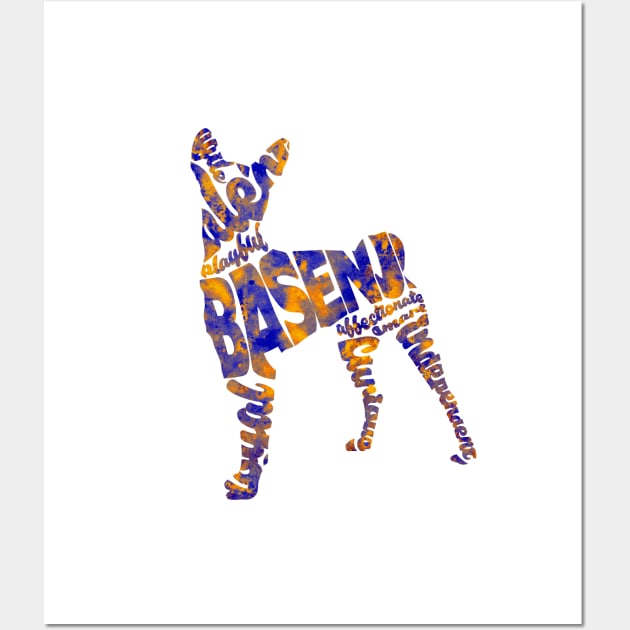 Basenji Wall Art by inspirowl